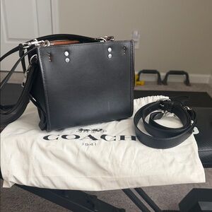 Coach Rouge 20 black with silver hardware